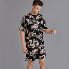 Load image into Gallery viewer, Print Satin Men Pajama Suit
