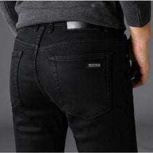 Load image into Gallery viewer, Soft Black Biker Jean
