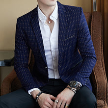 Load image into Gallery viewer, Striped Blazer Mens
