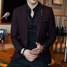 Load image into Gallery viewer, Striped Blazer Mens
