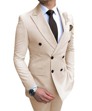 Load image into Gallery viewer, Beige Men's Suit 2 Pieces

