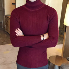 Load image into Gallery viewer, High Neck  Sweater Men
