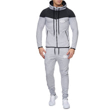 Load image into Gallery viewer, Two Piece Patchwork Hoodie
